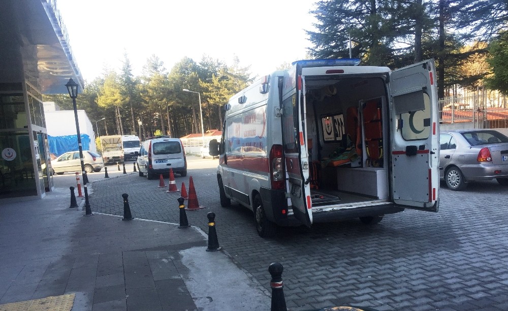 Devrilen motosikletin sürücüsü yaralandı 