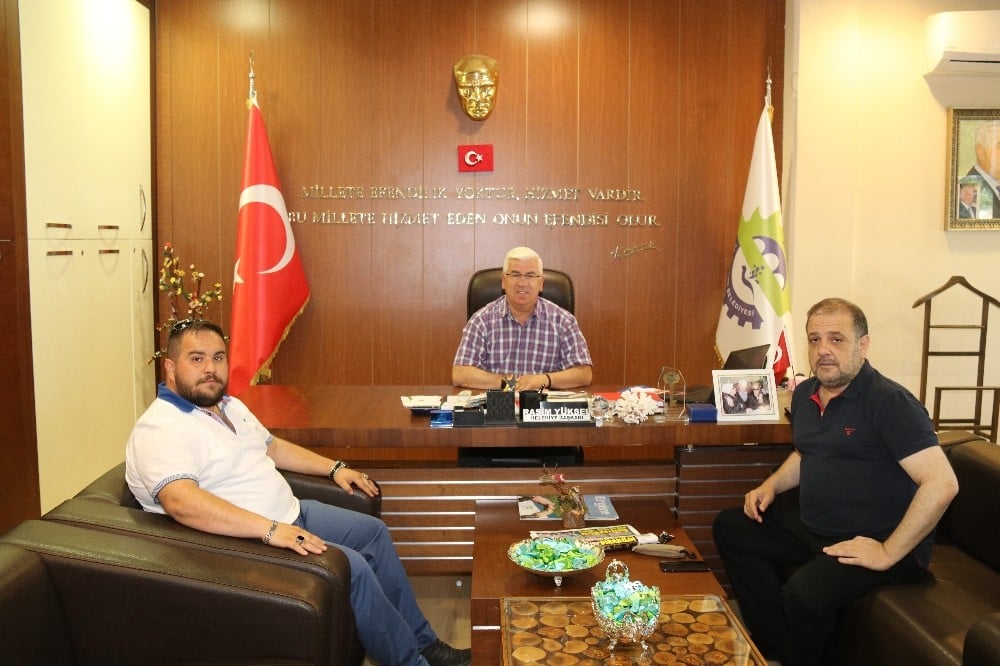 Devrim Gazetesi’nden Başkan Yüksel’e ziyaret 