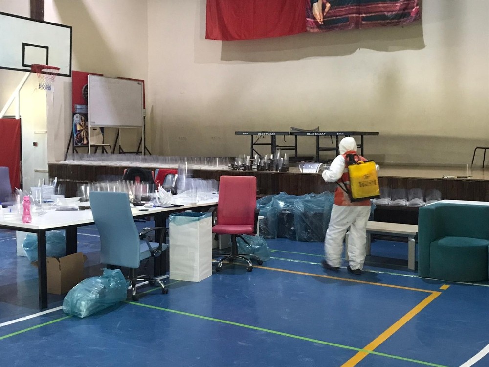 Dezenfekte çalışmaları sürüyor 