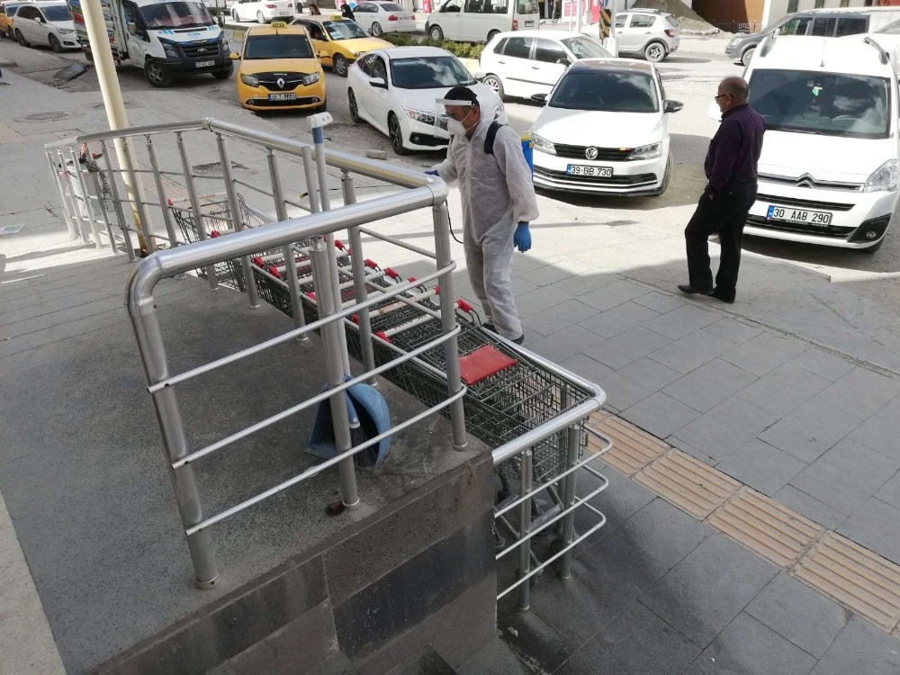 Dezenfekte ekibi tam not aldı 