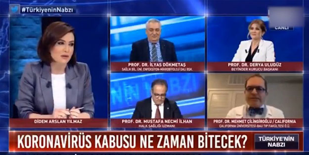 Yayını terk etti