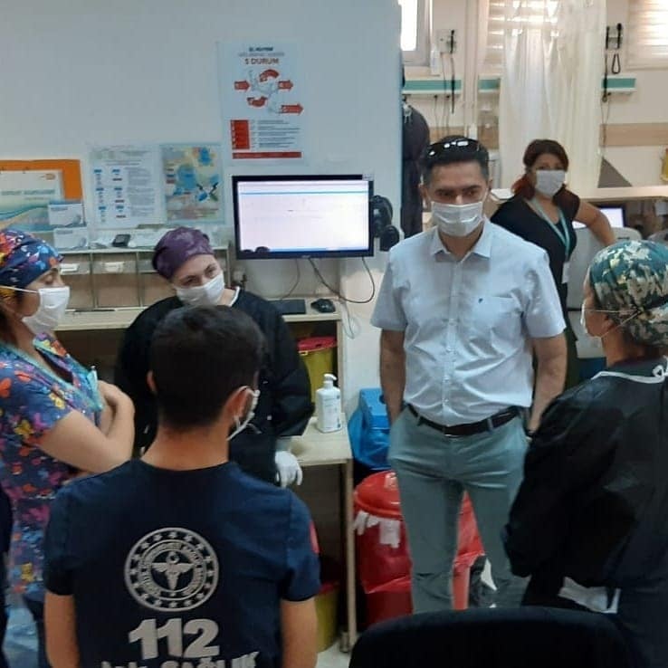 Didim Devlet Hastanesi yöneticilerinden bayram ziyareti 