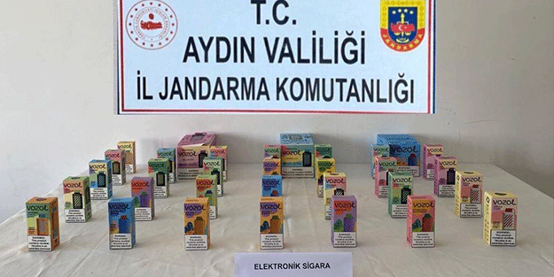 Didim’de 59 adet elektronik sigara ele geçirildi