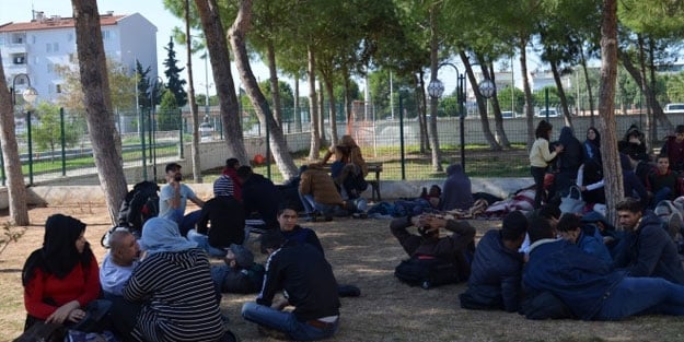 Didim'de 92 düzensiz göçmen yakalandı