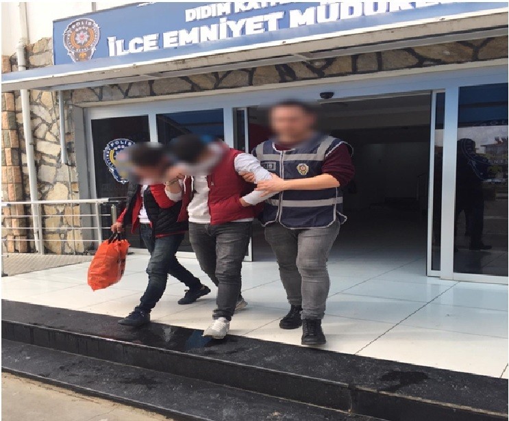 Didim’de azılı hırsızlar yakalandı 