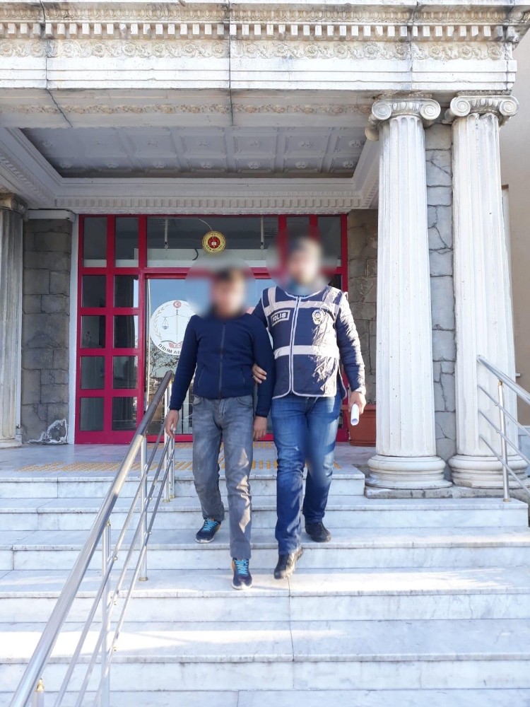 Didim’de fırın soyguncuları polisten kaçamadı 