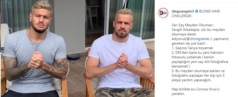 Diego’dan Yardım kampanyası 