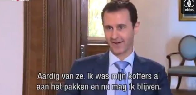 Diktatör Esed dalga geçip, kahkaha attı!