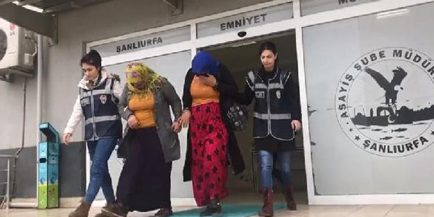 Dilenci gibi davranıp, işyerinden hırsızlık yapan 2 kadın tutuklandı