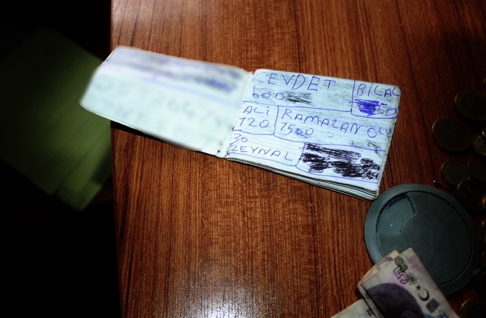 Dilencinin cebinden, borç verdiği kişilerin listesi çıktı 