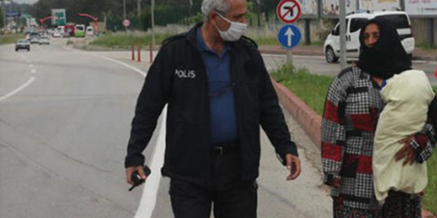 Dilencinin kucağındaki kundaktan çıkan 