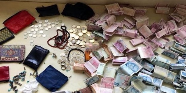 Dilencinin üzerinden servet çıktı!