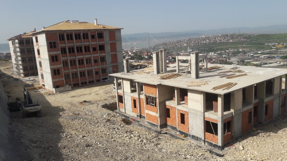 Dilovası Kız Meslek Lisesi anaokulu hızla yükseliyor 