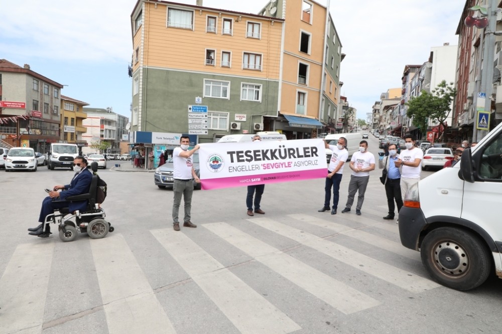 Dilovası’nda Engelliler Haftası’nda anlamlı sosyal deney 