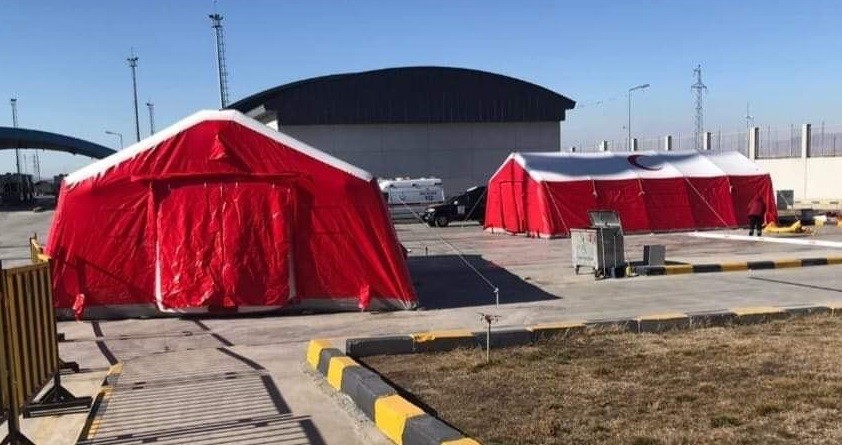 Dilucu Gümrük Kapısı’na Sahra Hastanesi kuruldu 