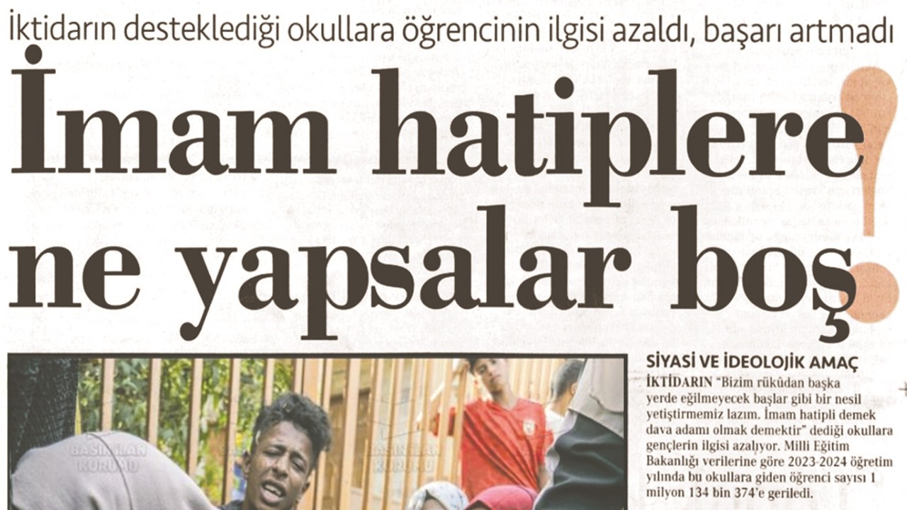 Dinsiz bir nesil istiyorlar