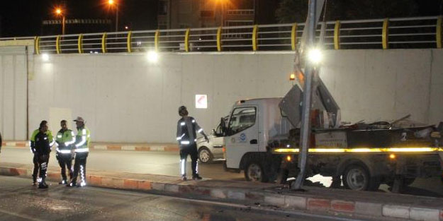 Direğe çarpan motosikletin sürücüsü hayatını kaybetti