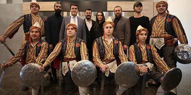 Diriliş Ertuğrul dizisi oyuncuları Fetih'te!