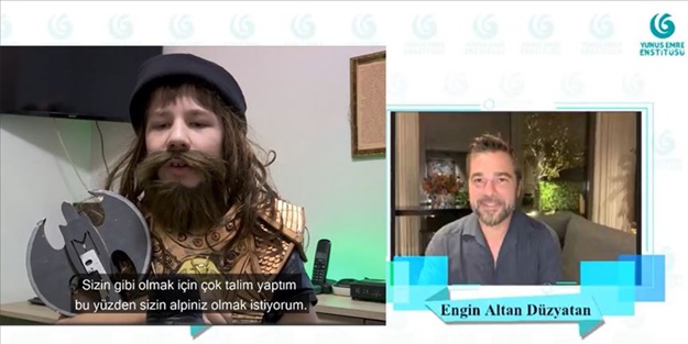 Diriliş Ertuğrul oyuncusu Engin Altan Düzyatan yurt dışındaki hayranlarıyla buluştu