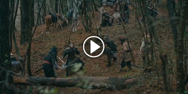 Diriliş Ertuğrul'da nefes kesen aksiyon sahnesi