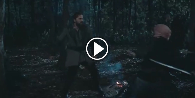 Diriliş Ertuğrul'da nefes kesen sahne