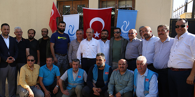 Diriliş Ertuğrul'un Abdurrahman Alp'i ve yapımcısı Suriye'de