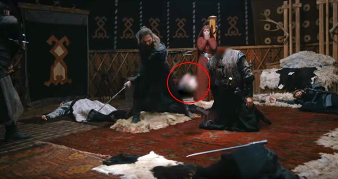 Diriliş'e damga vuran kelle alma sahnesi