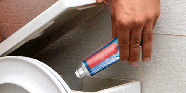 Diş macununu sifonun içine atarsanız bakın ne oluyor!