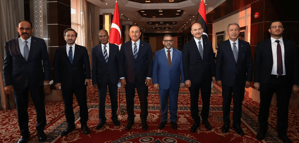 Dışişleri Bakanı Çavuşoğlu, Libya Devlet Yüksek Konseyi Başkanı Mişri ile görüştü