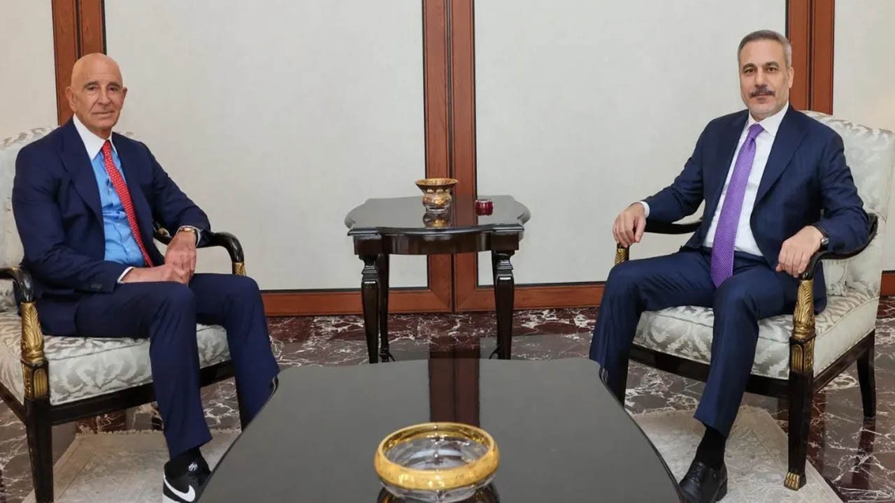 Dışişleri Bakanı Fidan, ABD'nin Ankara Büyükelçisi Barrack'ı kabul etti