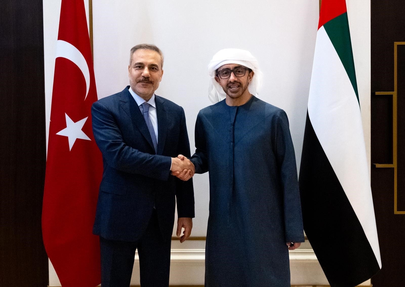 Dışişleri Bakanı Fidan, BAE’li mevkidaşı Al Nahyan ile görüştü