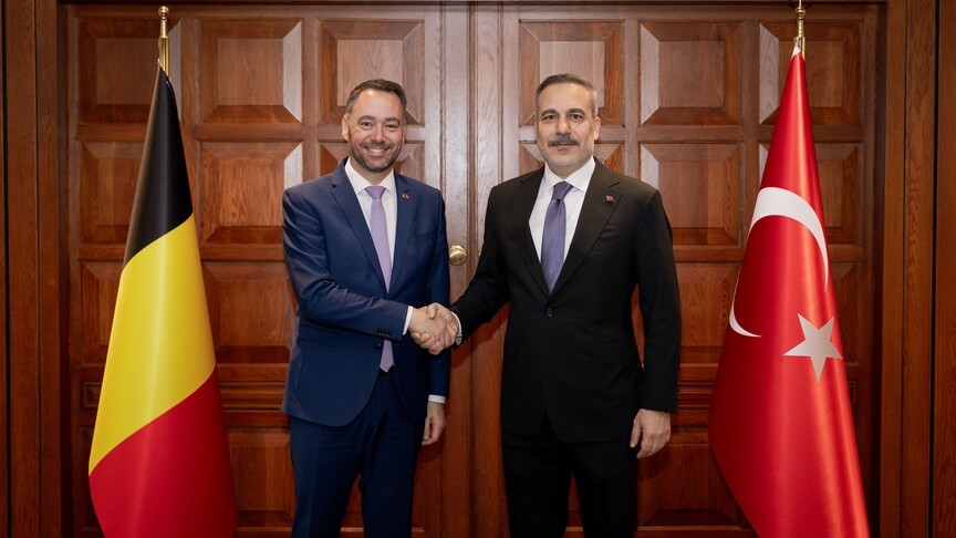 Dışişleri Bakanı Fidan, Belçikalı mevkidaşı Prevot ile görüştü