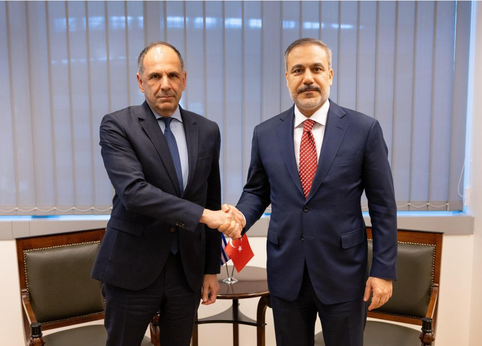 Dışişleri Bakanı Fidan, Yunan mevkidaşı Gerapetritis ile bir araya geldi