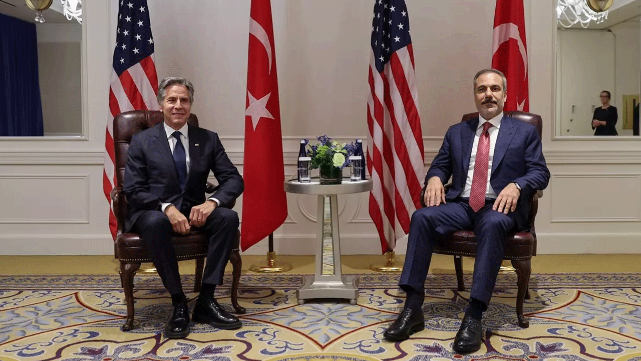 Dışişleri Bakanı Hakan Fidan, ABD'li mevkidaşı Blinken'la görüştü