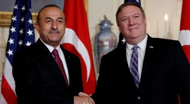 Dışişleri Bakanı Mevlüt Çavuşoğlu, ABD’li mevkidaşı Pompeo ile görüştü