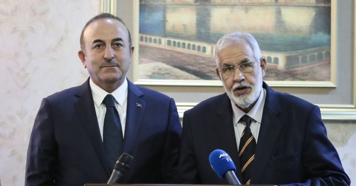 Çavuşoğlu Libyalı mevkidaşı ile görüştü