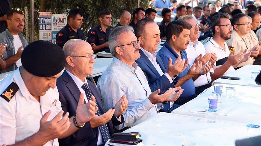 Dışişleri Bakanı Mevlüt Çavuşoğlu şehit mevlidine katıldı