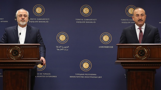 Dışişleri Bakanı Mevlüt Çavuşoğlu, Zarif'le görüştü