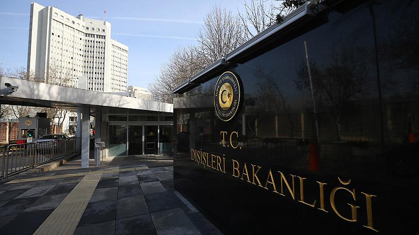 Dışişleri Bakanlığı Irak'taki saldırıyı kınadı