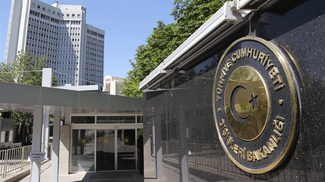 Dışişleri Bakanlığı'ndan İsrail'e kınama