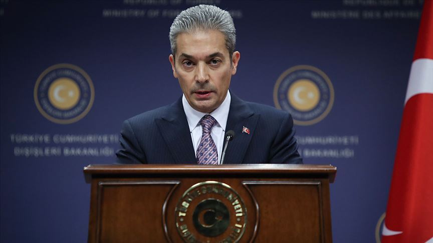 Dışişleri Sözcüsü Aksoy'dan İsrail'in 'Batı Şeria'nın ilhakı' ifadelerine tepki