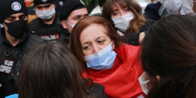 DİSK Başkanı Arzu Çerkezoğlu kendini bilerek gözaltına aldırdı