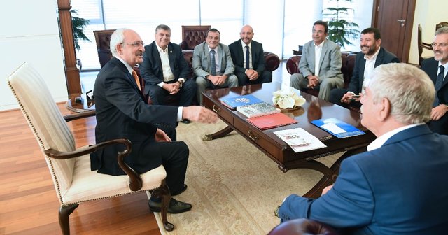 DİSK, KESK VE TMMOB heyetinden Kemal Kılıçdaroğlu’na ziyaret