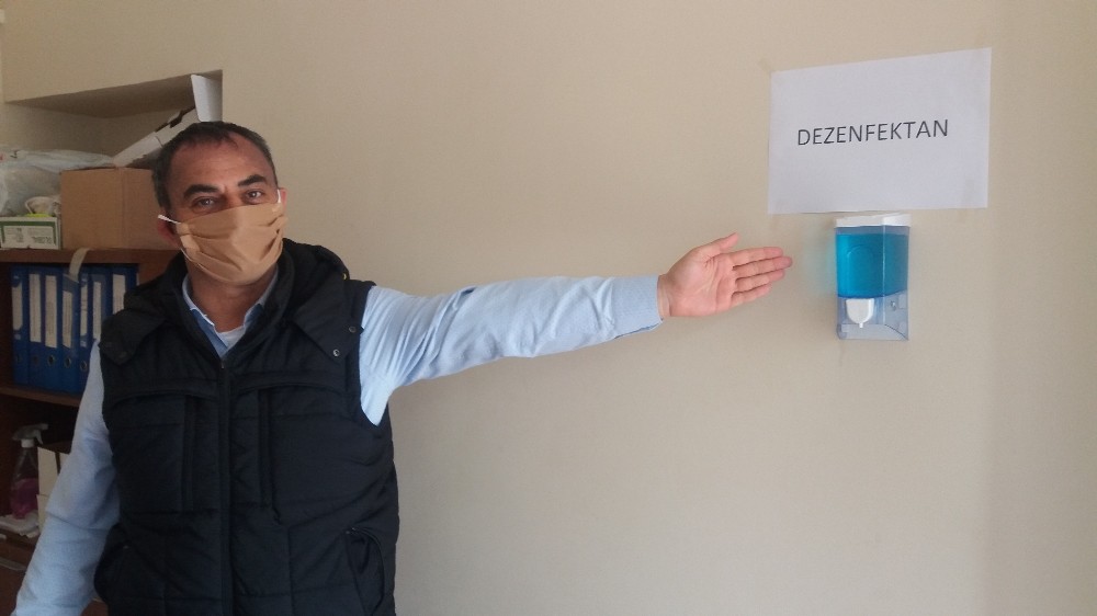 DİSKİ Dicle Şubesinden korona virüs önlemi 