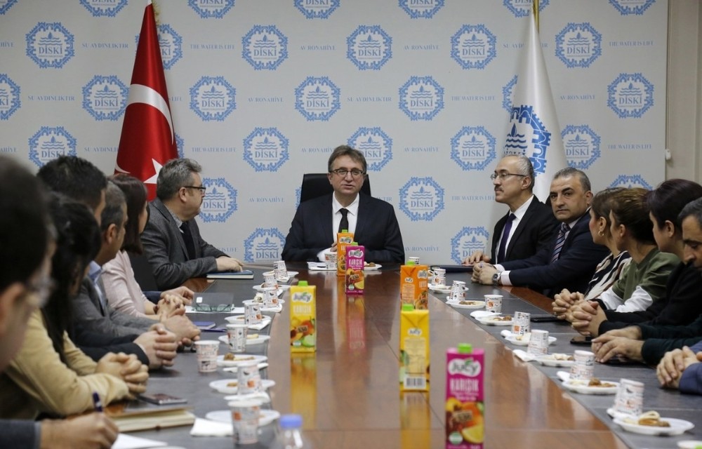 DİSKİ Genel Müdür Vekili Dr. Helvacı kurum personeli ile bir araya geldi 