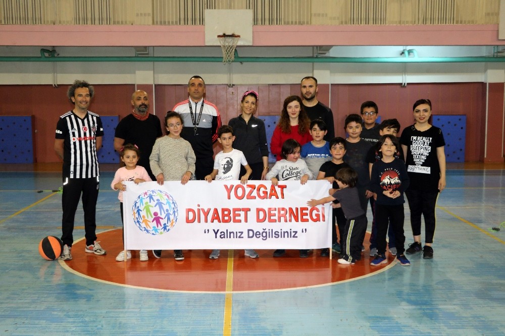 Diyabet için spor yaptılar 