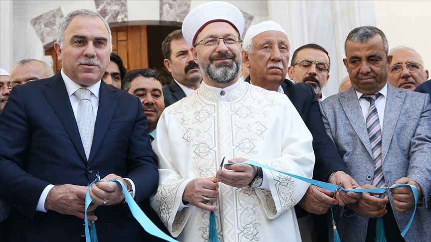 Diyanet İşleri Başkanı Ali Erbaş, cami açılışına katıldı