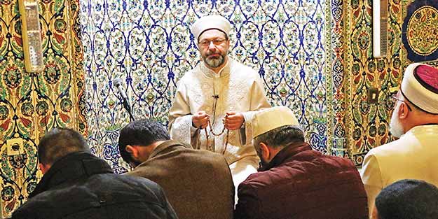 Diyanet İşleri Başkanı Ali Erbaş: Kur’an ve sünnet beraber anlaşılır