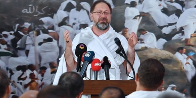 Diyanet İşleri Başkanı Ali Erbaş, kutsal topraklarda bayramlaşma törenine katıldı