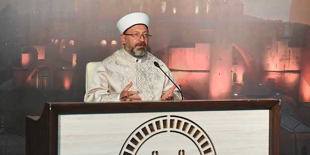 Ali Erbaş'tan 'Ayasofya Camii' müjdesi! Erdoğan açılıştan sonra bakın ne yapmış